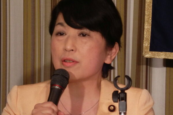 Die Politikerin Mizuho Fukushima ist bekannt für ihr Engagement gegen Diskriminierung © Sonja Blaschke