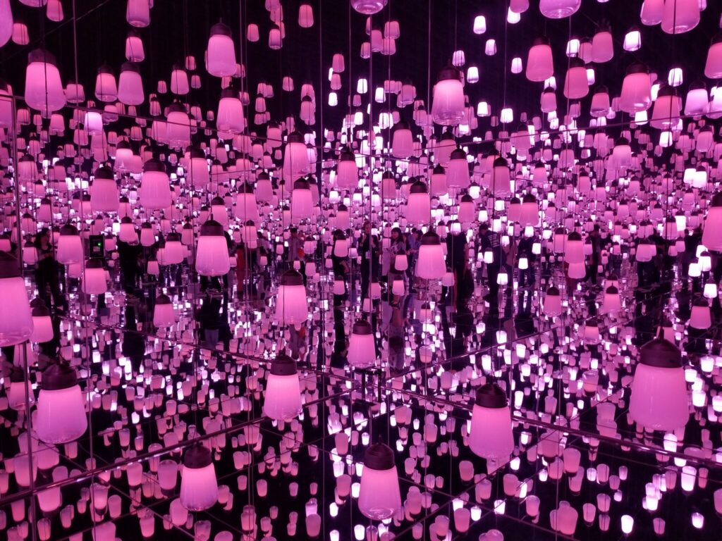 Light installation at teamlab's "Borderless" exhibition © Sonja Blaschke