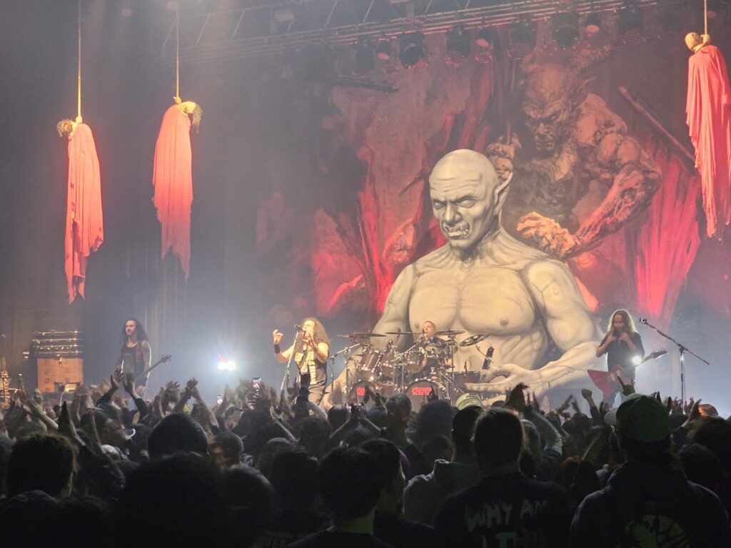 Kreator beim Konzert in Osaka Ende Januar 2024 © Sonja Blaschke